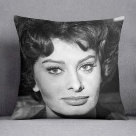 Sophie Loren 1957 Cushion (Insert: With Insert, size: 20" X 20")